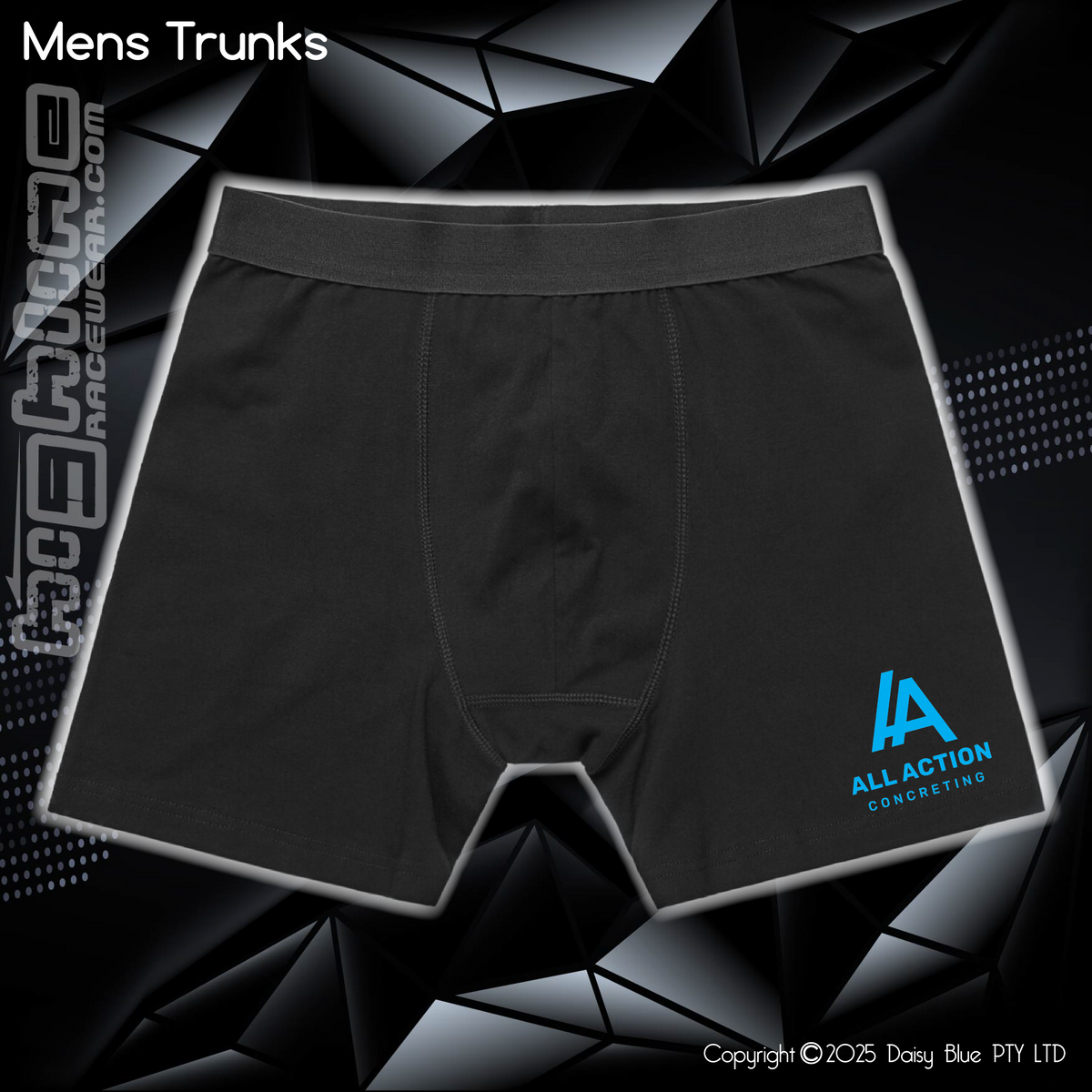 Mens Trunks - All Action Concreting – Highline Racewear