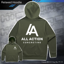 Load image into Gallery viewer, Relaxed Hoodie - All Action Concreting
