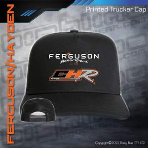 Printed Trucker Cap - Ferguson/Hayden
