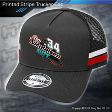 Load image into Gallery viewer, STRIPE Trucker Cap - Jay Nicolaisen
