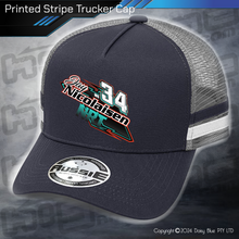 Load image into Gallery viewer, STRIPE Trucker Cap - Jay Nicolaisen

