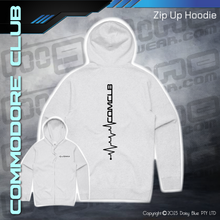 Load image into Gallery viewer, Zip Up Hoodie -  CC Heartbeat
