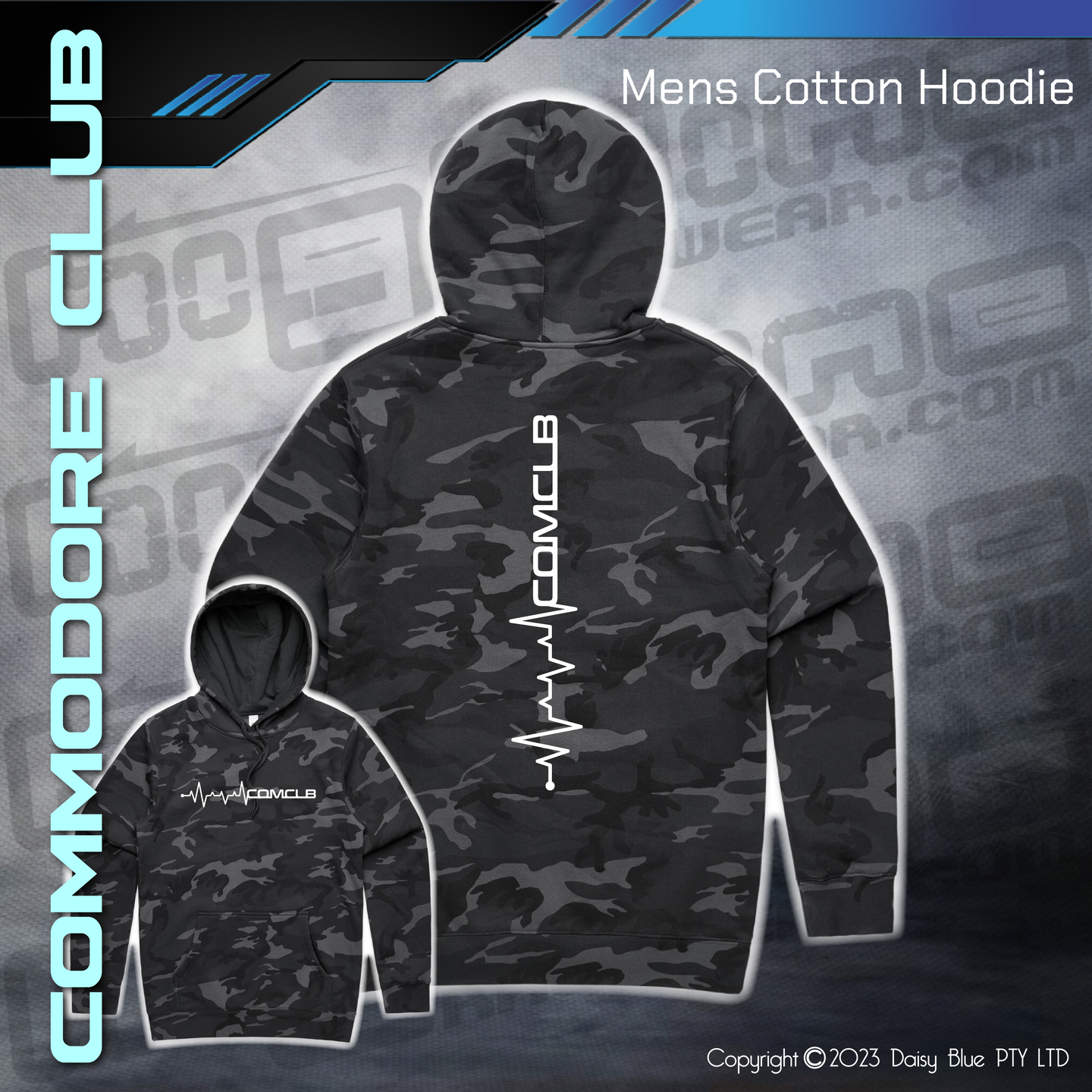 Camo Hoodie - CC Heartbeat