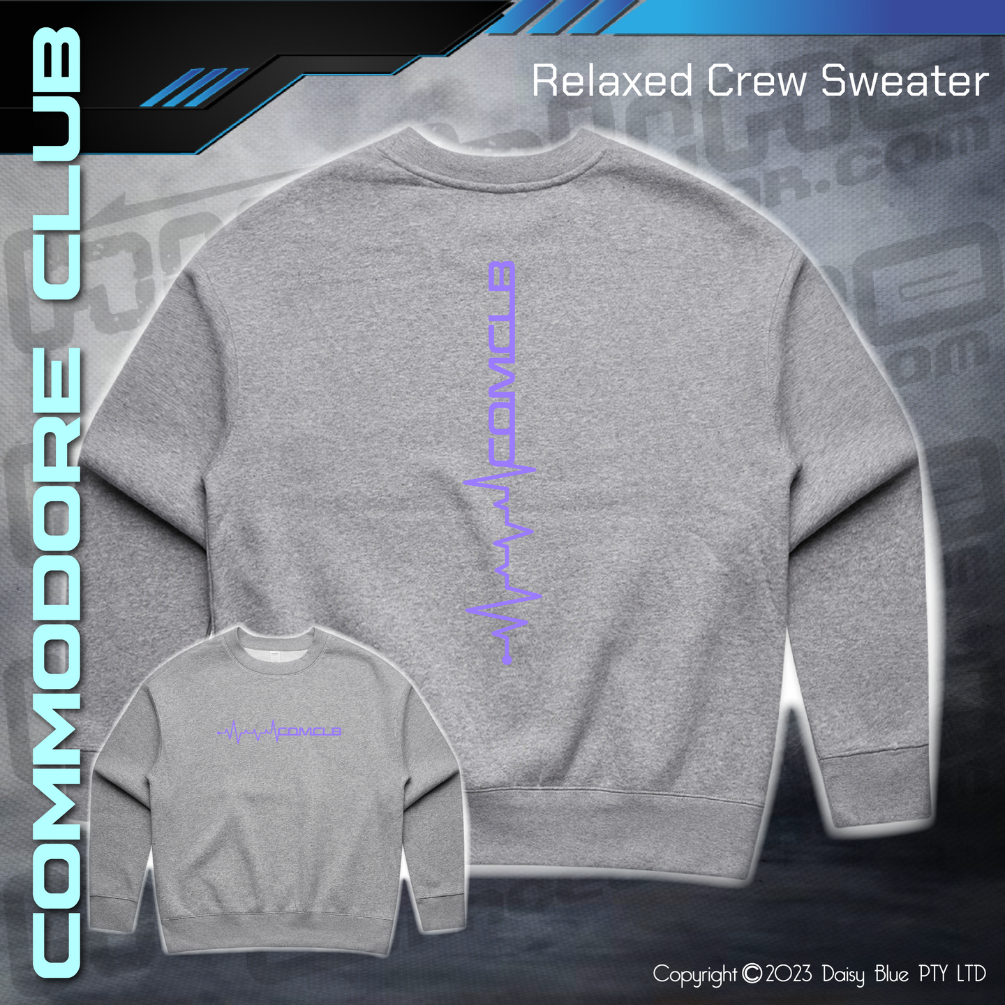 Relaxed Crew Sweater - CC Heartbeat
