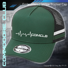 Load image into Gallery viewer, STRIPE Trucker Cap - CC Heartbeat
