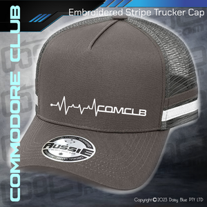 STRIPE Trucker Cap - CC Heartbeat