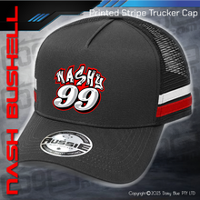 Load image into Gallery viewer, STRIPE Trucker Cap - NASH BUSHELL
