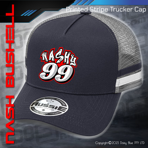 STRIPE Trucker Cap - NASH BUSHELL