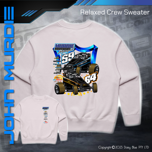 Relaxed Crew Sweater - Murdie Motorsport