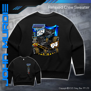 Relaxed Crew Sweater - Murdie Motorsport