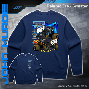 Relaxed Crew Sweater - Murdie Motorsport