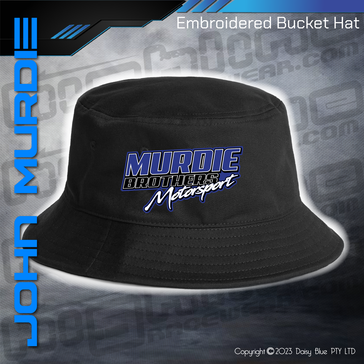 Embroidered Bucket Hat - Murdie Motorsport