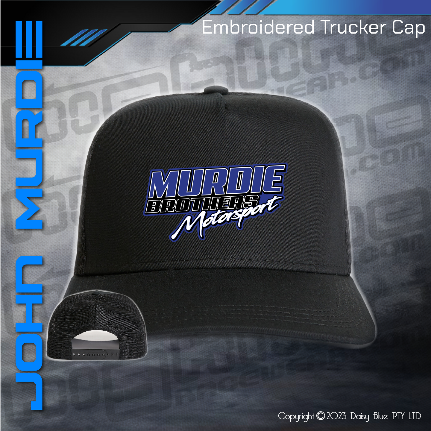 Embroidered Trucker Cap - Murdie Motorsport