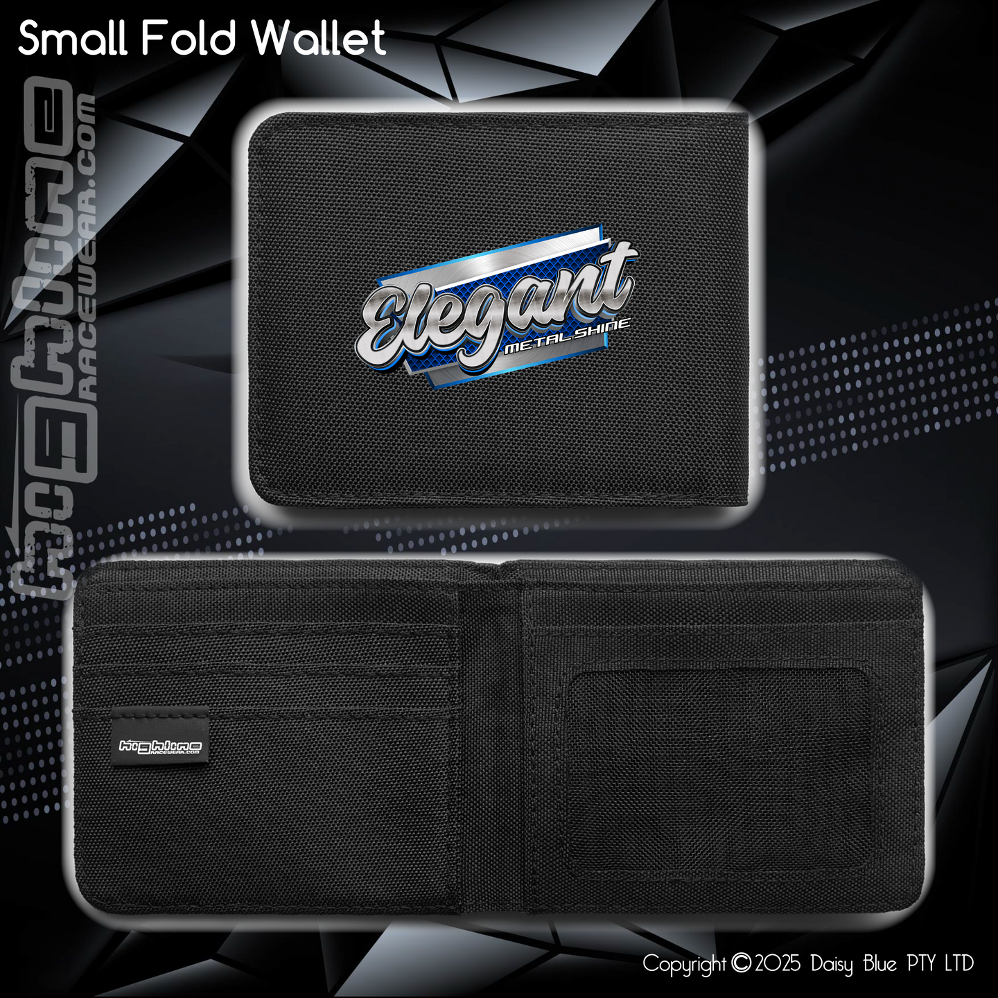 Compact Wallet - Elegant Metal Shine