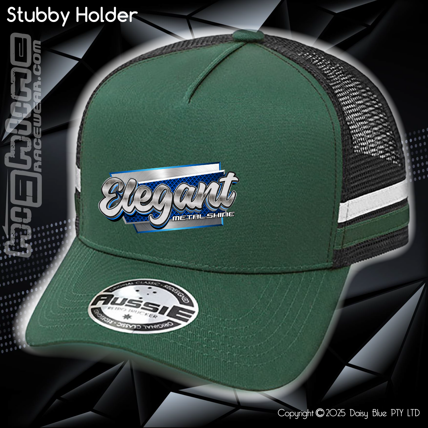 STRIPE Trucker Cap - Elegant Metal Shine