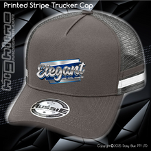 Load image into Gallery viewer, STRIPE Trucker Cap - Elegant Metal Shine
