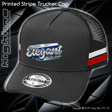 Load image into Gallery viewer, STRIPE Trucker Cap - Elegant Metal Shine
