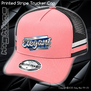 STRIPE Trucker Cap - Elegant Metal Shine