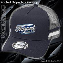 Load image into Gallery viewer, STRIPE Trucker Cap - Elegant Metal Shine
