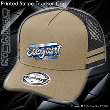 Load image into Gallery viewer, STRIPE Trucker Cap - Elegant Metal Shine

