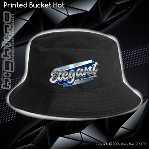 Printed Bucket Hat - Elegant Metal Shine