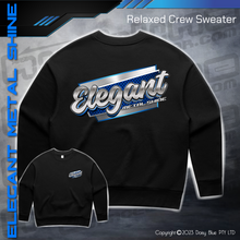 Load image into Gallery viewer, Relaxed Crew Sweater - Elegant Metal Shine
