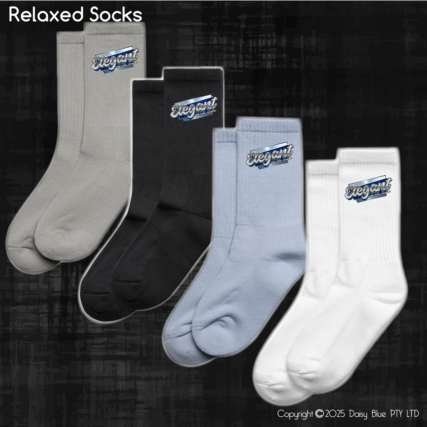 Relax Socks - Elegant Metal Shine