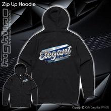 Load image into Gallery viewer, Zip Up Hoodie - Elegant Metal Shine
