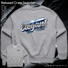 Load image into Gallery viewer, Relaxed Crew Sweater - Elegant Metal Shine
