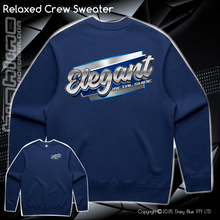 Load image into Gallery viewer, Relaxed Crew Sweater - Elegant Metal Shine
