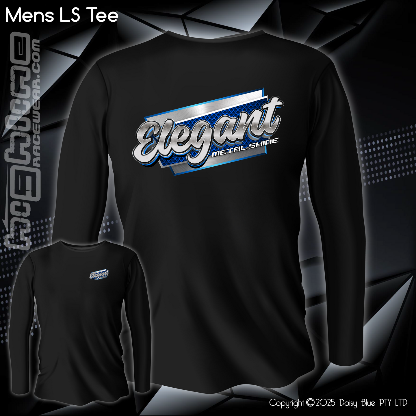 Long Sleeve Tee - Elegant Metal Shine