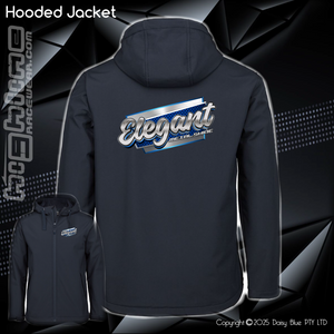 Hooded Jacket - Elegant Metal Shine