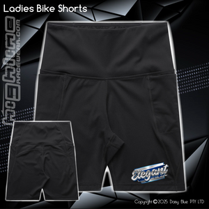 Bike Shorts - Elegant Metal Shine