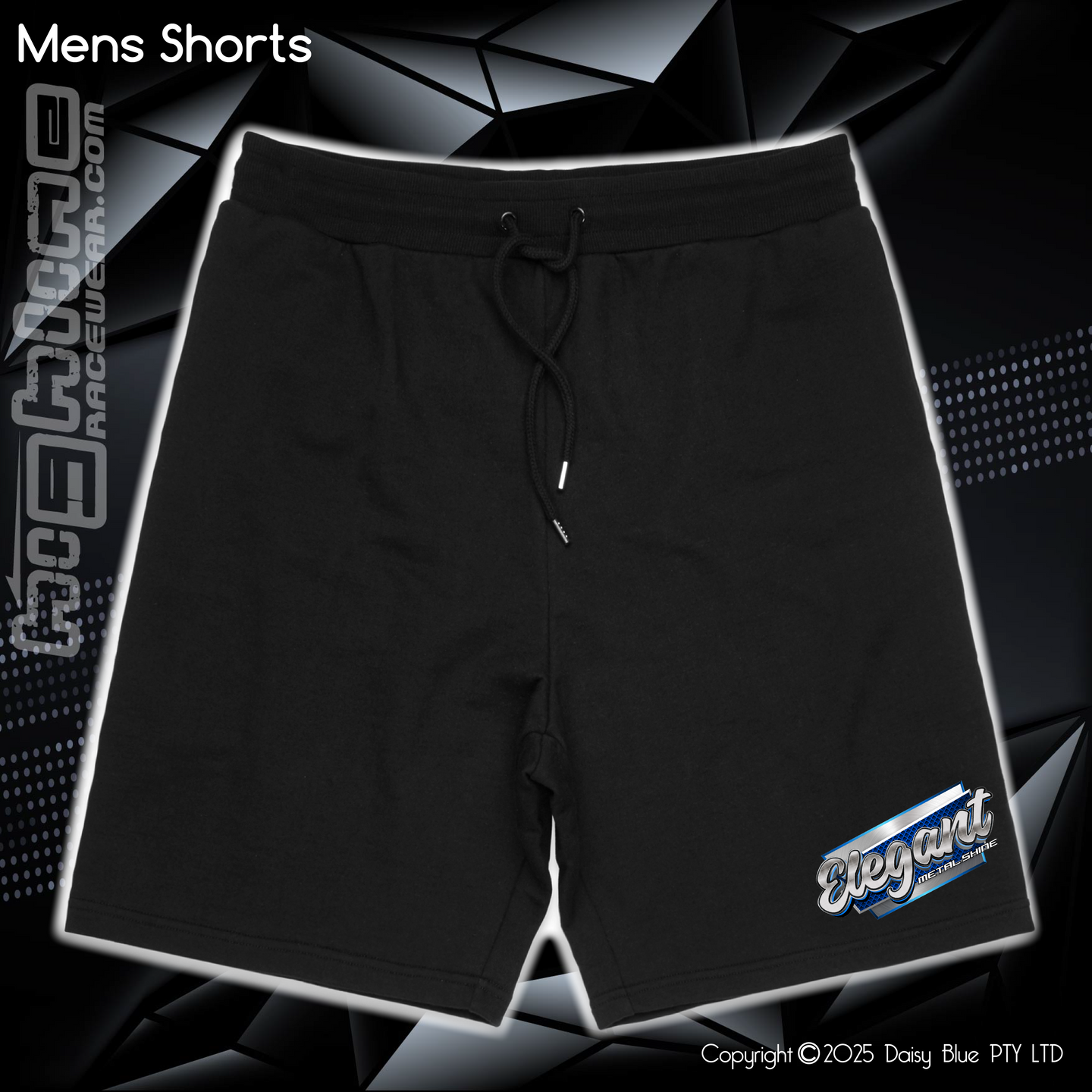 Track Shorts - Elegant Metal Shine