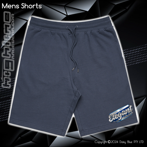 Track Shorts - Elegant Metal Shine