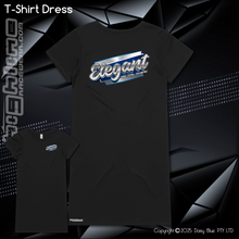 Load image into Gallery viewer, T-Shirt Dress - Elegant Metal Shine
