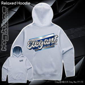 Relaxed Hoodie - Elegant Metal Shine
