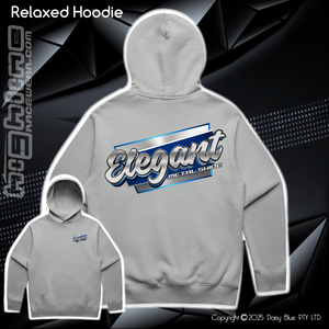 Relaxed Hoodie - Elegant Metal Shine