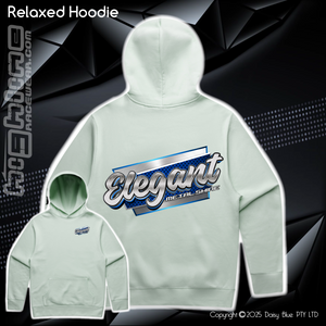Relaxed Hoodie - Elegant Metal Shine