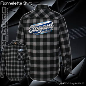 Flannelette Shirt - Elegant Metal Shine