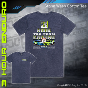 Stonewash Tee - 3 HOUR ENDURO 2023