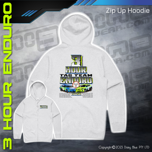 Zip Up Hoodie -  3 HOUR ENDURO 2023