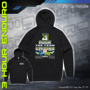 Zip Up Hoodie -  3 HOUR ENDURO 2023