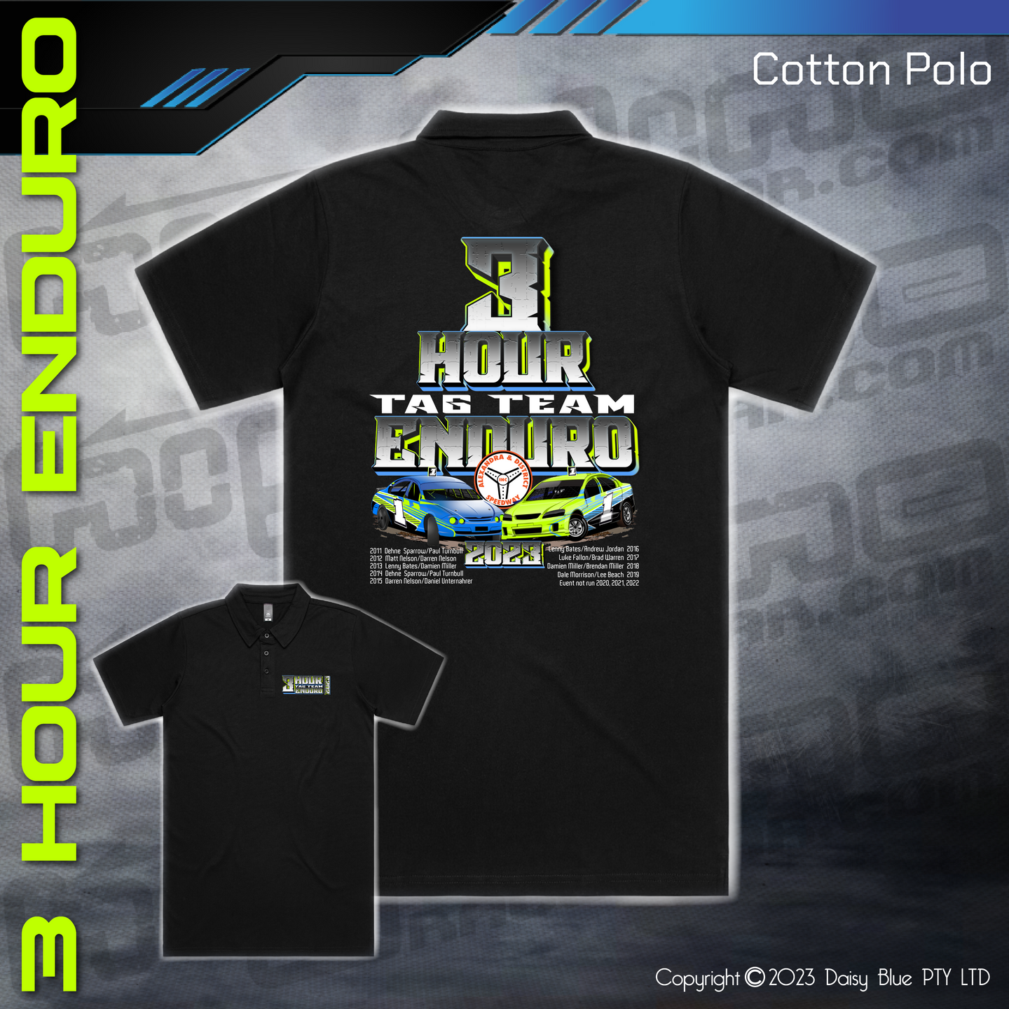 Cotton Polo - 3 HOUR ENDURO 2023