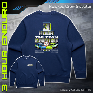 Relaxed Crew Sweater - 3 HOUR ENDURO 2023