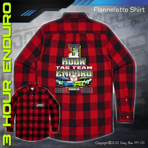 Flannelette Shirt - 3 HOUR ENDURO 2023