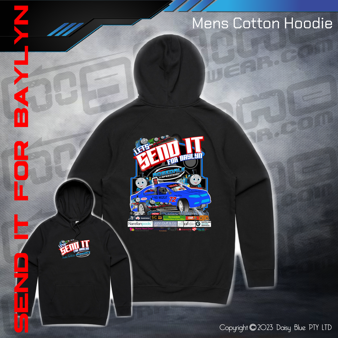 Hoodie -  LET'S SEND IT FOR BAYLYN