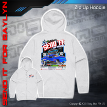 Load image into Gallery viewer, Zip Up Hoodie -  LET&#39;S SEND IT FOR BAYLYN
