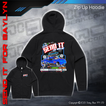 Load image into Gallery viewer, Zip Up Hoodie -  LET&#39;S SEND IT FOR BAYLYN
