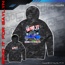Load image into Gallery viewer, Camo Hoodie - LET&#39;S SEND IT FOR BAYLYN
